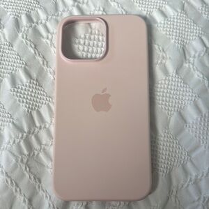 Apple IPhone 14 Pro Max Pink Apple Silicone Case